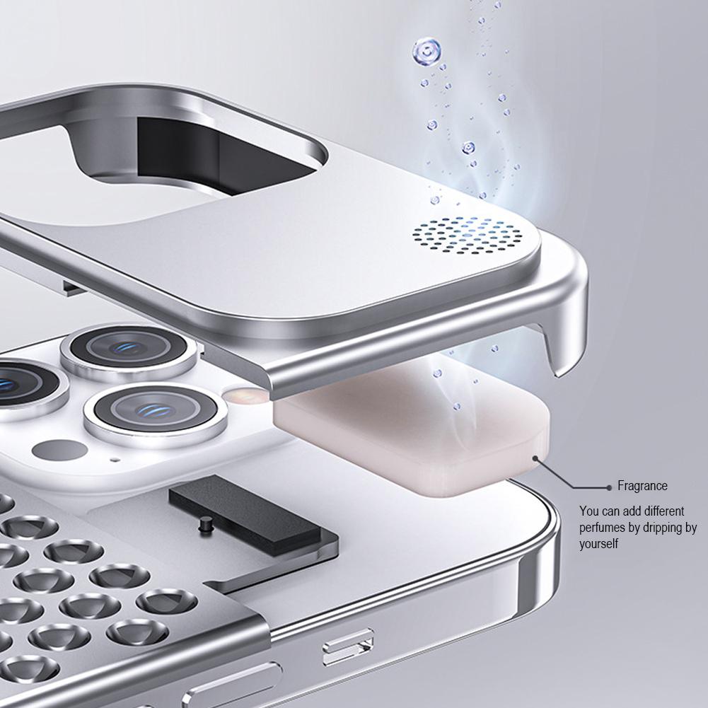 Ốp Điện Thoại Hợp Kim Nhôm Có Hương Thơm Lâu Cho iphone12 pro max