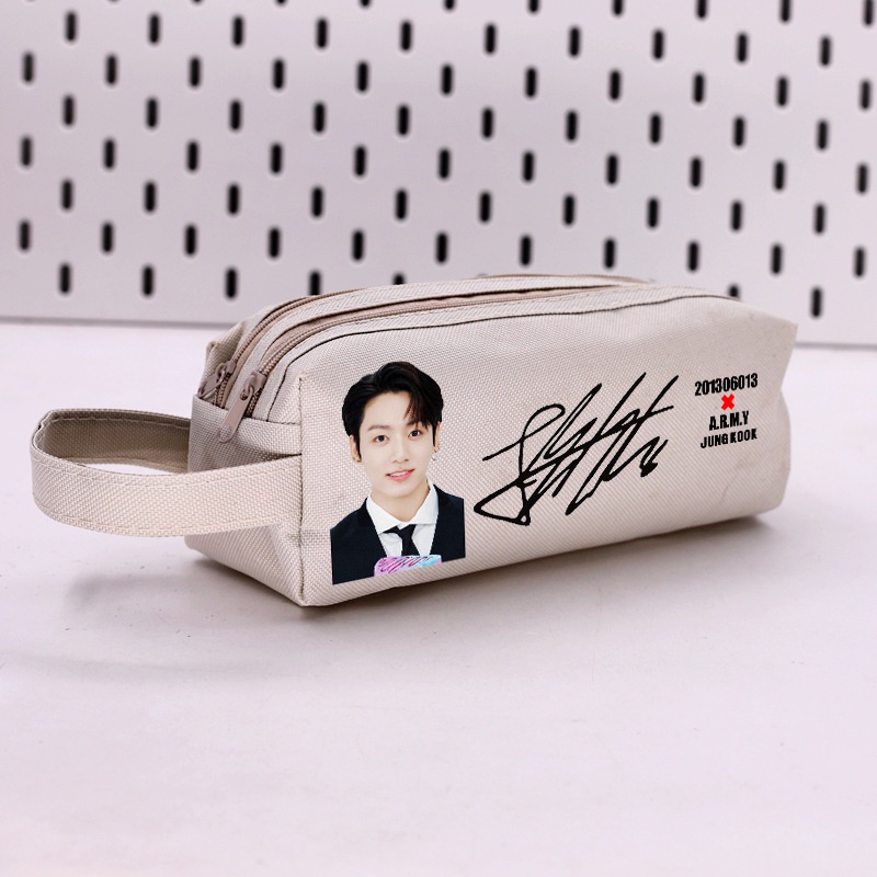 Bts Hộp Bút In Hình Ngôi Sao Phong Cách Hàn Quốc Cho Học Sinh sunart