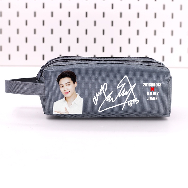 Bts Hộp Bút In Hình Ngôi Sao Phong Cách Hàn Quốc Cho Học Sinh sunart