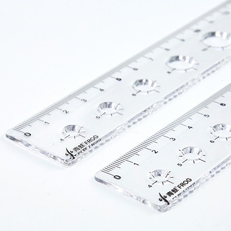 Thước Nhựa Trong Suốt Đơn Giản 15 / 18 / 20cm wj370