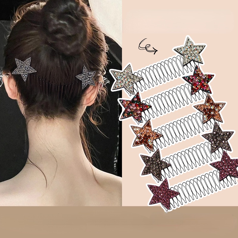 Lược Cài Tóc Vô Hình Họa Tiết Hoạt Hình Dễ Thương Cho Bé