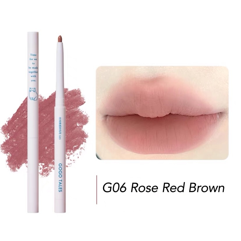 Bút Chì Kẻ Viền Môi GOGO TALES Velvel Fog Lipliner GT531 hiệu ứng 3D môi siêu xinh