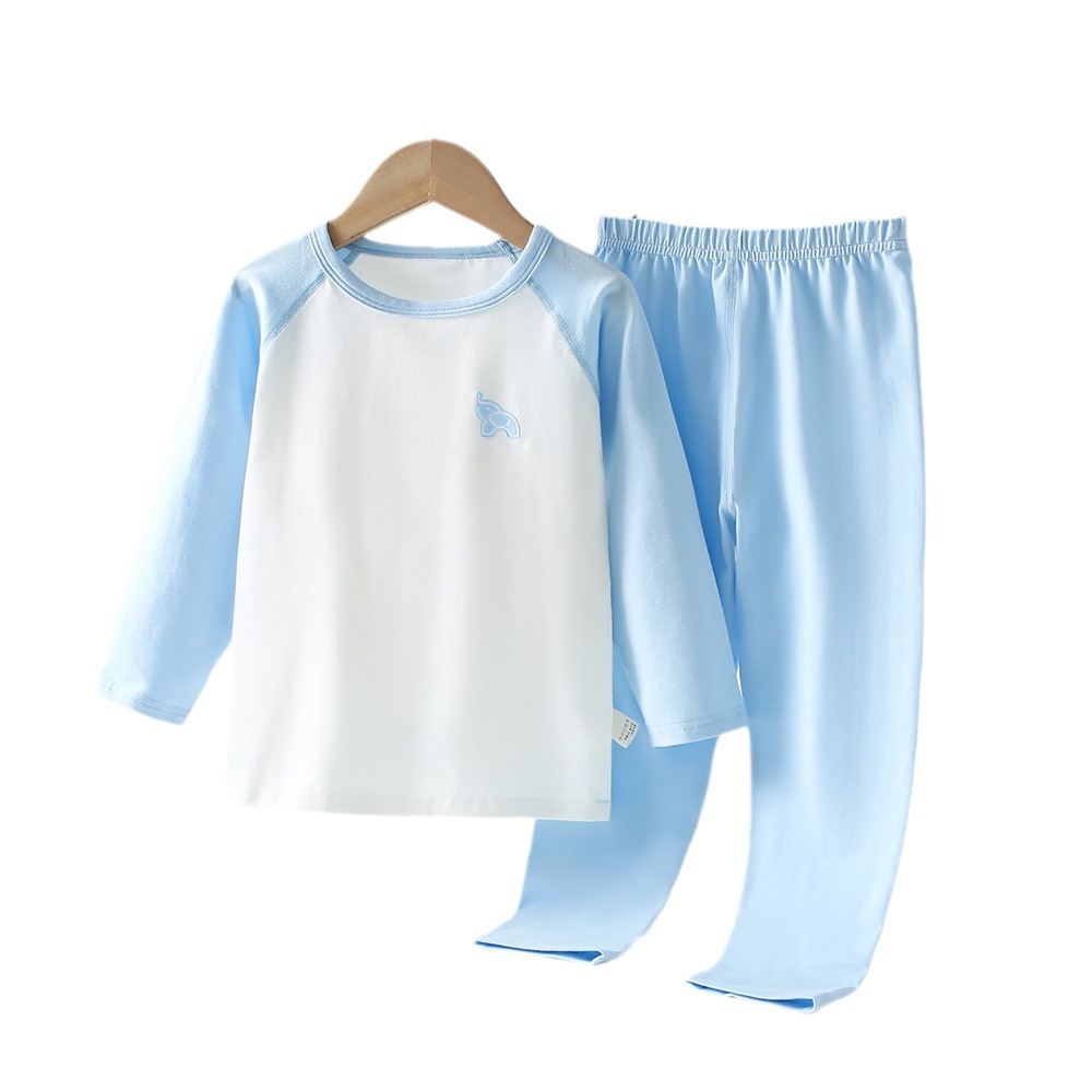 Bộ Đồ Ngủ 2 Món Bằng Vải cotton In Họa Tiết Chất Lượng Cao Thời Trang Mùa Thu 2023 Kích Thước 100-170 Dành Cho Bé Gái