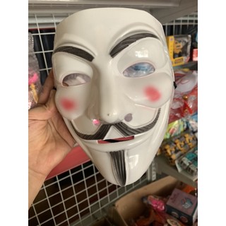 Mặt nạ Hacker Anonymous - Mặt nạ hóa trang Halloween dành cho nam và nữ có đèn và không đèn
