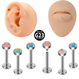 1C Khuyên Tai Bên Trong Bằng Titan g23 Hình Chữ