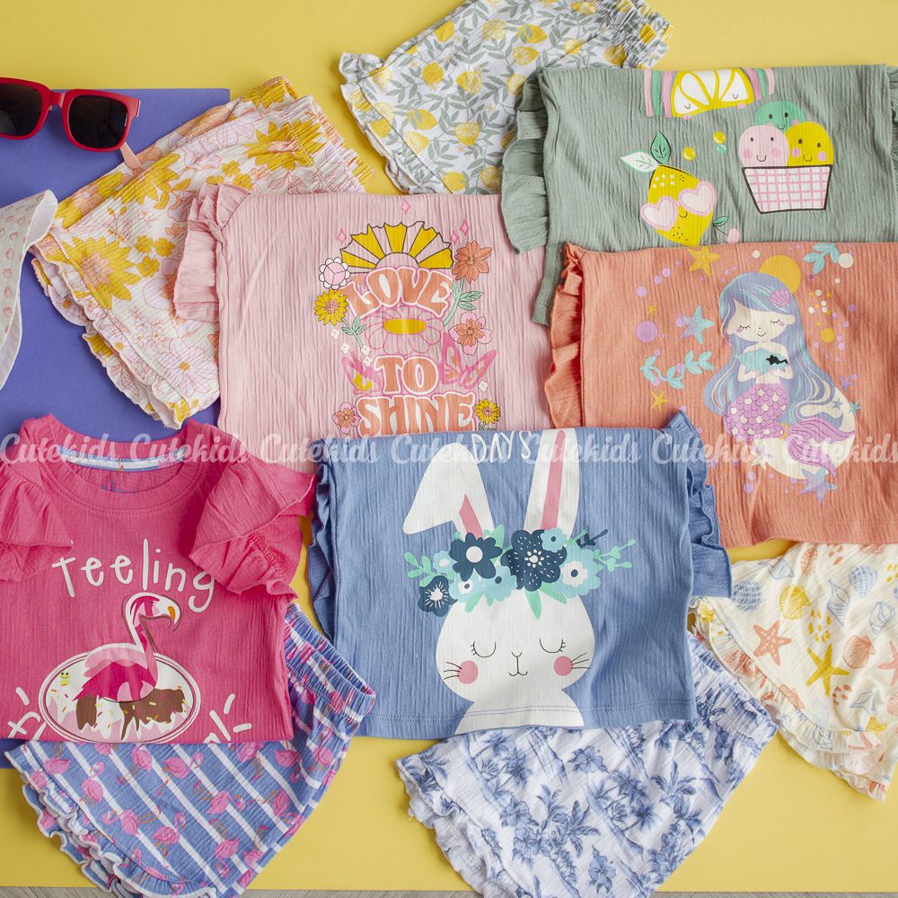 Set bộ bé gái Mantalan