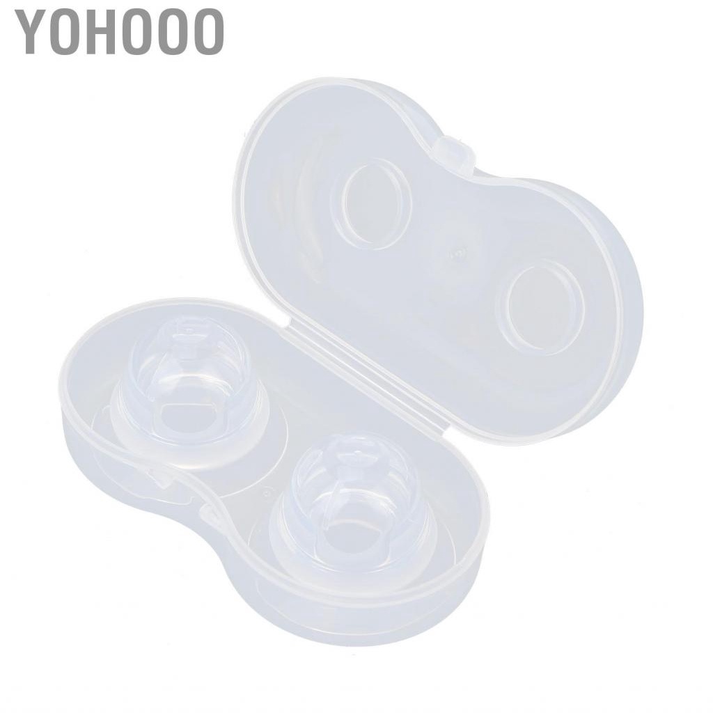 Yohooo Inverted Nipples Puller  Women Nipple Aspirator Integrated Solve Trouble Soft Silicone Large Suction for Daily Use Pregnant