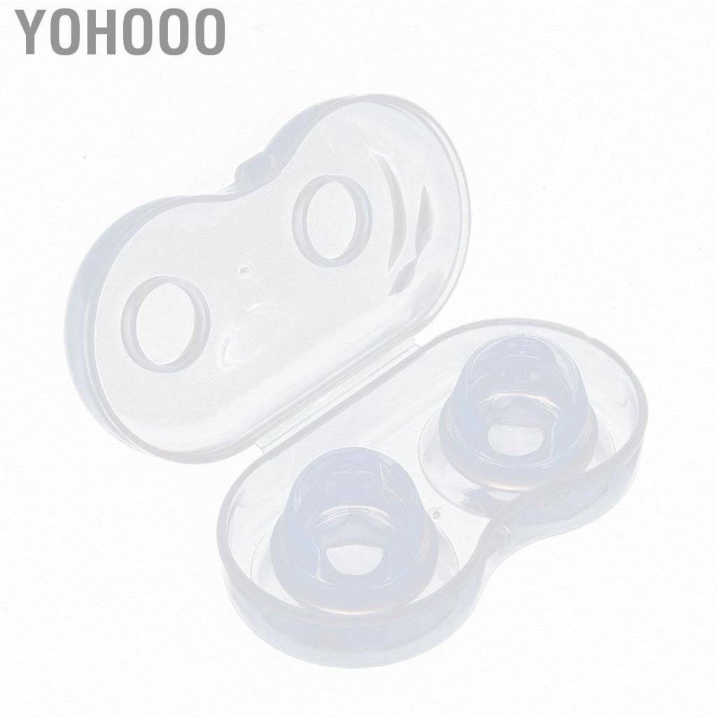 Yohooo Inverted Nipples Puller  Women Nipple Aspirator Integrated Solve Trouble Soft Silicone Large Suction for Daily Use Pregnant
