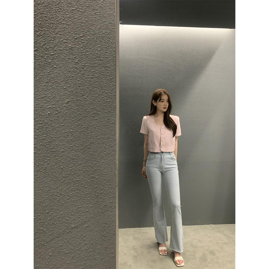 Áo blazer nữ tay ngắn chất vải linen cao cấp MA103 | BigBuy360 - bigbuy360.vn