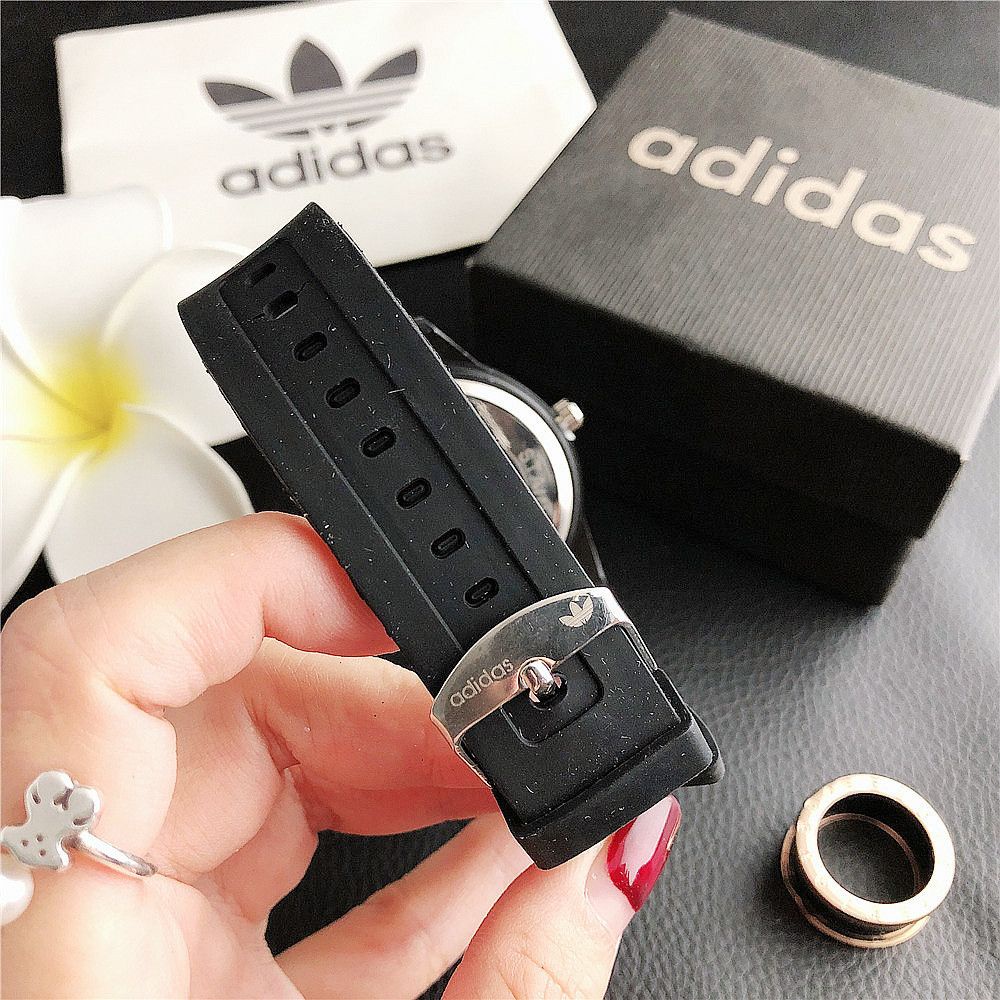 Đồng Hồ Đeo Tay adidas 2021 Dây Silicon Thời Trang Đơn Giản Thông Dụng Làm Quà Tặng Cho Bạn Gái / Bạn Trai