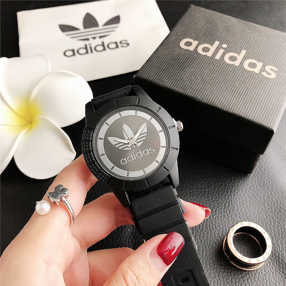 Đồng Hồ Đeo Tay adidas 2021 Dây Silicon Thời Trang Đơn Giản Thông Dụng Làm Quà Tặng Cho Bạn Gái / Bạn Trai
