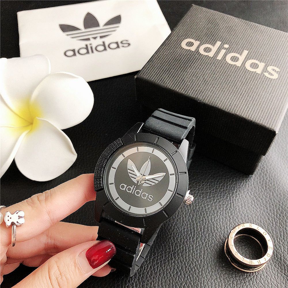Đồng Hồ Đeo Tay adidas 2021 Dây Silicon Thời Trang Đơn Giản Thông Dụng Làm Quà Tặng Cho Bạn Gái / Bạn Trai