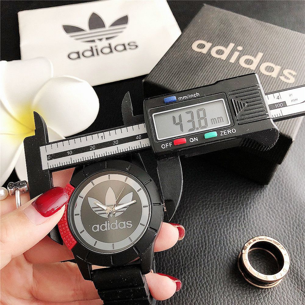 Đồng Hồ Đeo Tay adidas 2021 Dây Silicon Thời Trang Đơn Giản Thông Dụng Làm Quà Tặng Cho Bạn Gái / Bạn Trai