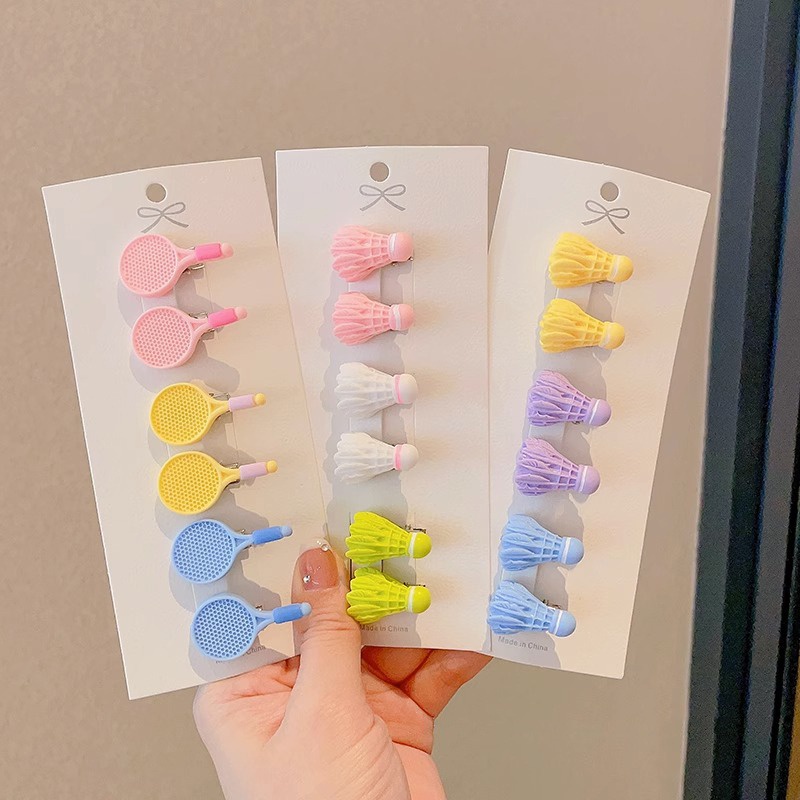 Set 2 Kẹp Tóc Mỏ Vịt mini Nhiều Màu Dễ Thương Sáng Tạo Cho Bé