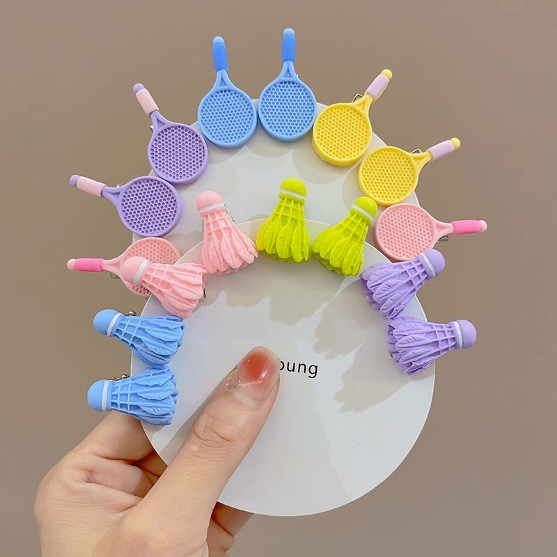 Set 2 Kẹp Tóc Mỏ Vịt mini Nhiều Màu Dễ Thương Sáng Tạo Cho Bé