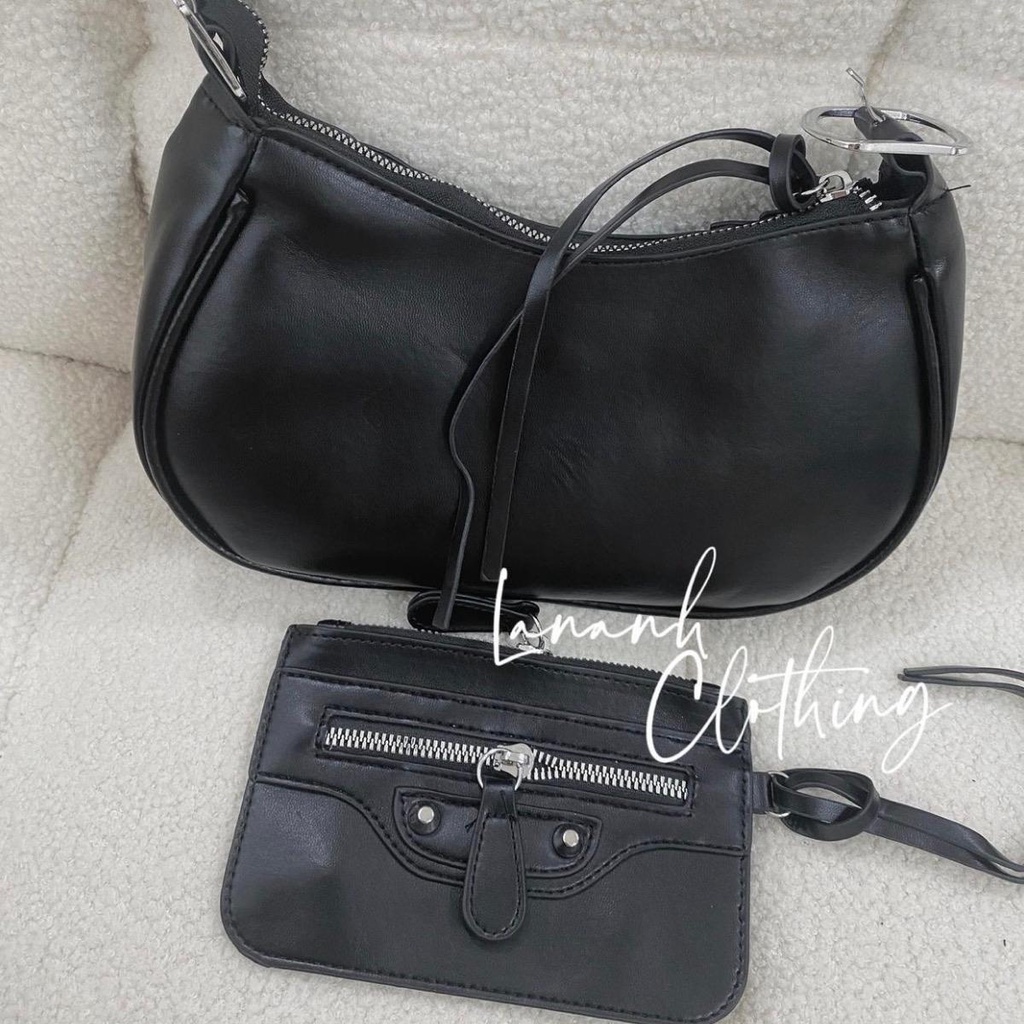 Túi xách đinh QC hot trend 2 màu trắng, đen ẢNH THẬT SHOP CHỤP