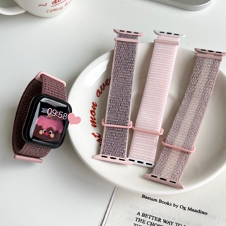 Dây Đeo Nylon Cho Đồng Hồ Thông Minh AW Watch 44mm 40mm 49mm 45mm 41mm 42/38mm for i-watch Series 7 8 3 6 Se ultra