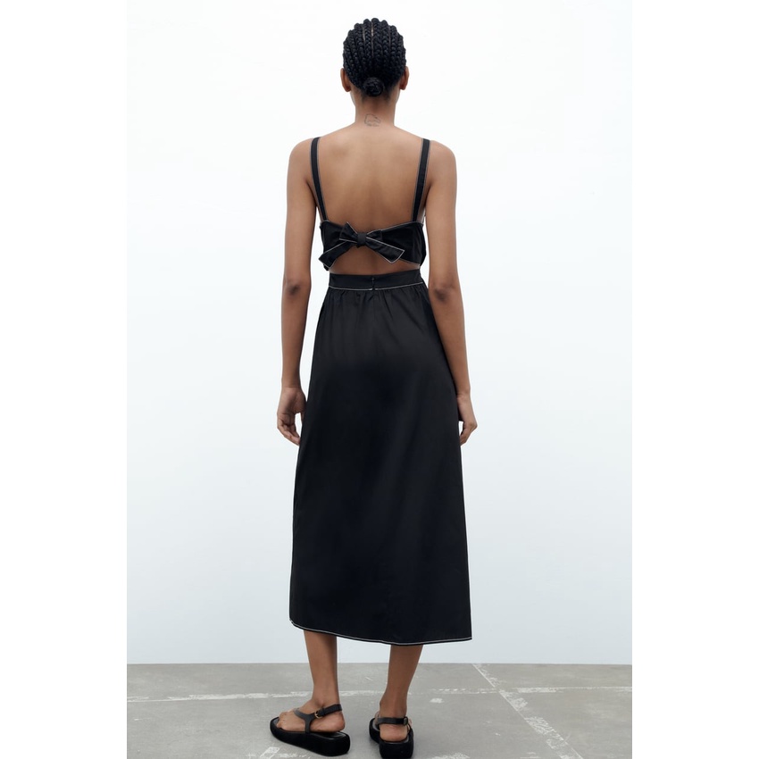 Váy hai dây dáng dài Zara authentic