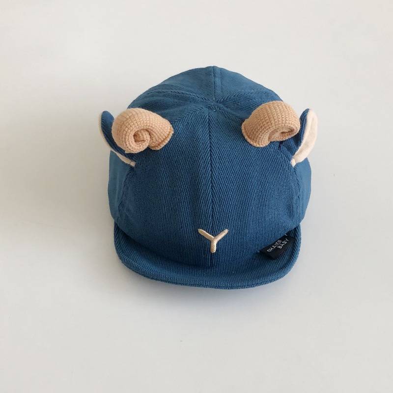 Mũ Lưỡi Trai Vải Nhung Mềm Mại In Hình Chú Gấu Dễ Thương Phong Cách Hàn Quốc Cho Bé