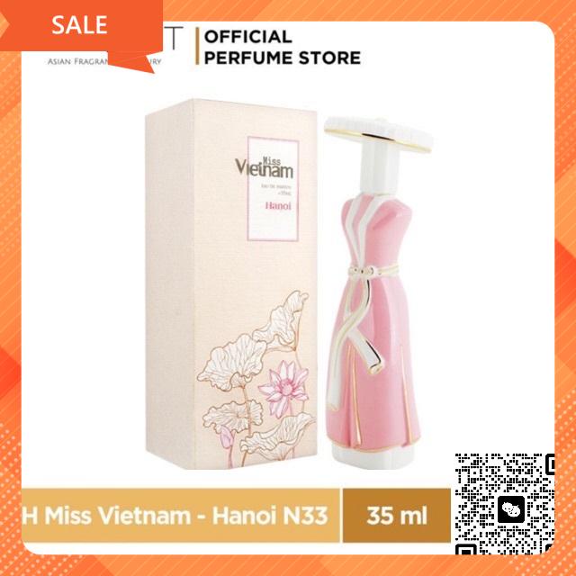 Nước Hoa Nữ Miss Việt Nam - Hà Nội N33 Sứ Màu EDP 35ml - Gốm sứ màu hồng