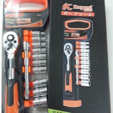 Bộ Khẩu 1/4 - 12 chi tiết Tay Tự Động Kapusi japan