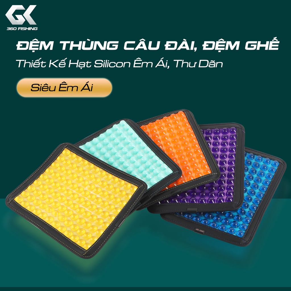 Đệm Lót Thùng Câu Đài Silicon Đệm Lót Ghế Câu Cá Siêu Êm Ái