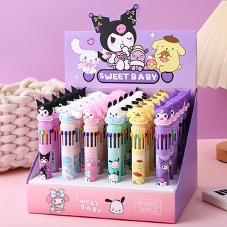 Sanrio bút bi bấm nhiều màu sắc đa dạng tạo kiểu độc đáo