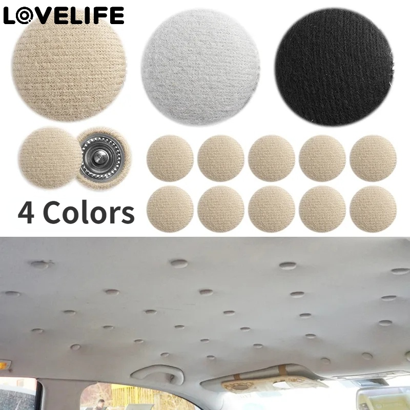 Bộ Ốc Vít / Khóa Cố Định Mái Nhà / Trần Xe Hơi Bằng Vải nylon Tiện Dụng
