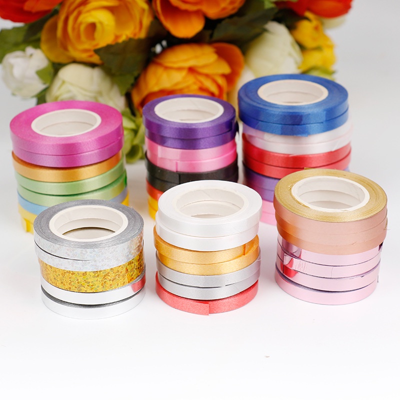 Cuộn Dây Ruy Băng 5Mm 10M Dùng Trang Trí Bong Bóng