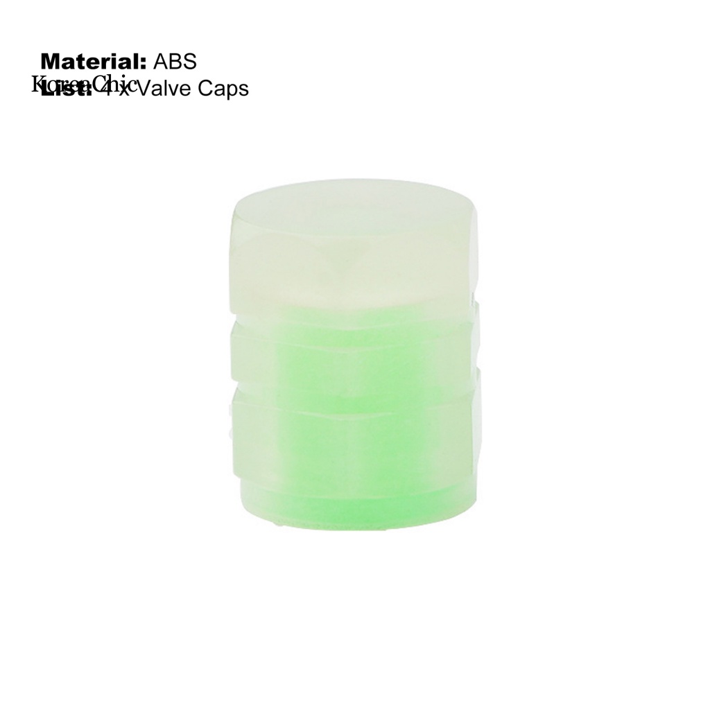 Bộ 4 Vỏ Van Bánh Xe Đạp / Xe Máy Tự Động Phát Sáng