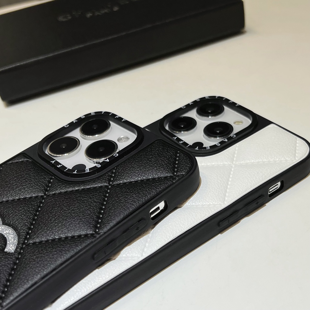 Bao Da Điện Thoại Họa Tiết chanel Lấp Lánh Cho iphone 14 13 12 14promax / 13 / 13pro / 13promax / 12 11 promax Ốp