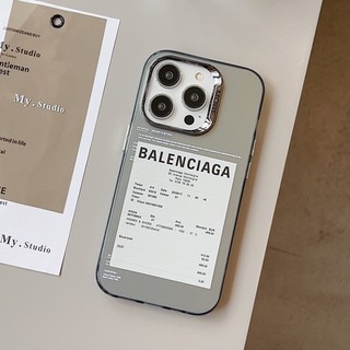Thời Trang Ốp Điện Thoại Chống Sốc Mạ Điện Họa Tiết graffiti balenciaga Cho iphone 14 12 13 11 pro max