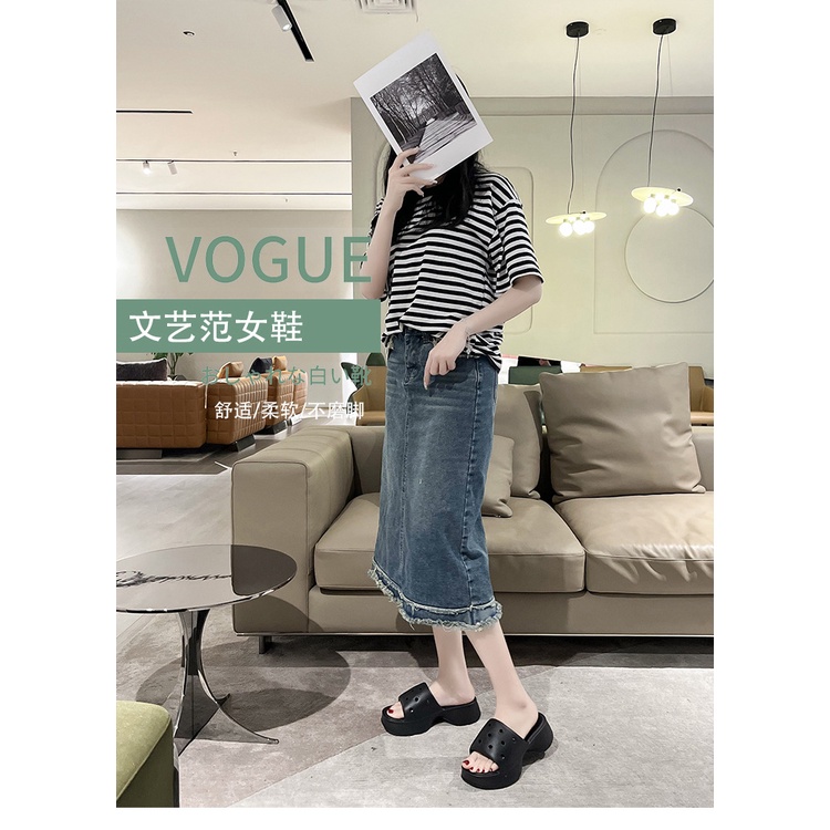 ANGEL dép cross dép kiểu nữ đi chơi dép thoáng khí Mềm Mại FYT04 36Z230904