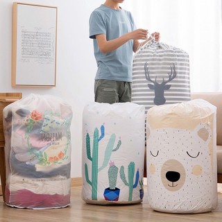 Túi rút hình trụ đựng chăn mền đa năng