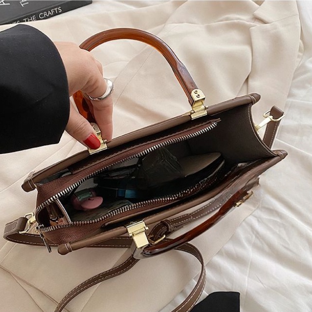 HAPPY HOMLIV Túi tote Đeo Chéo Đựng Máy Tính Bảng a4 13 4-inch Thời Trang Mùa Hè Cho Nữ 15 6-inch