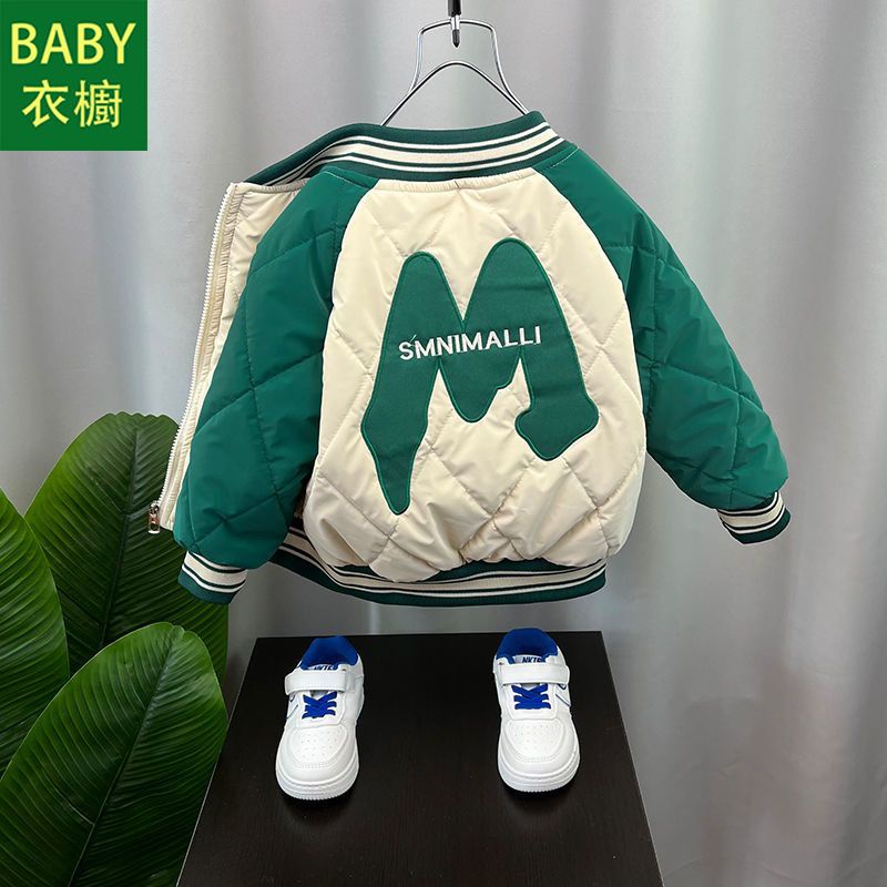 Áo Khoác Lót Lông Cừu cotton Dày Dặn Phong Cách Mới 2023 Cho Bé Trai