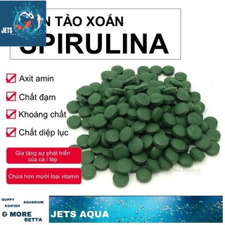 Tảo Viên Spirulina | Thức ăn tảo viên cho cá tép cảnh