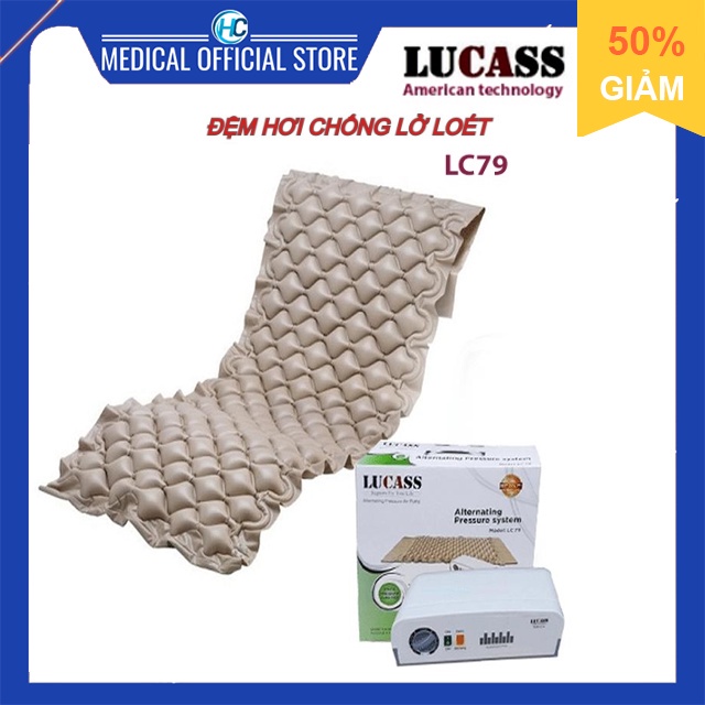 Nệm Hơi Chống Loét cao cấp Lucass LC-79 (LC79) | Đệm hơi chống loét cho người bệnh(Tiêu chuẩn Mỹ)