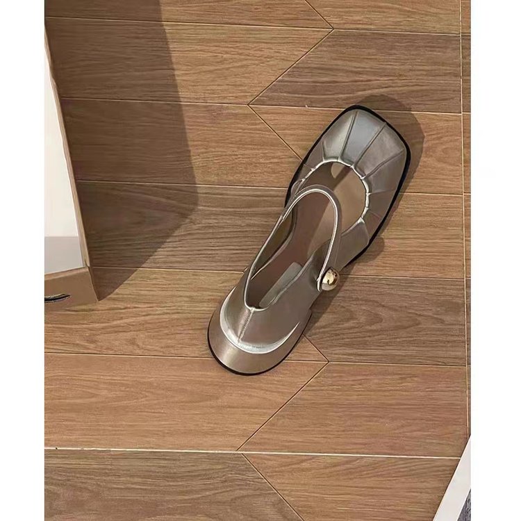 Giày Cao Gót Mũi Vuông Đế Dày size 35-40 Thời Trang Dành Cho Nữ
