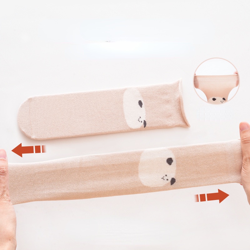 Vớ cotton Dài Thoáng Khí Họa Tiết Hoạt Hình Dành Cho Trẻ Sơ Sinh 0-3 Tuổi 2956