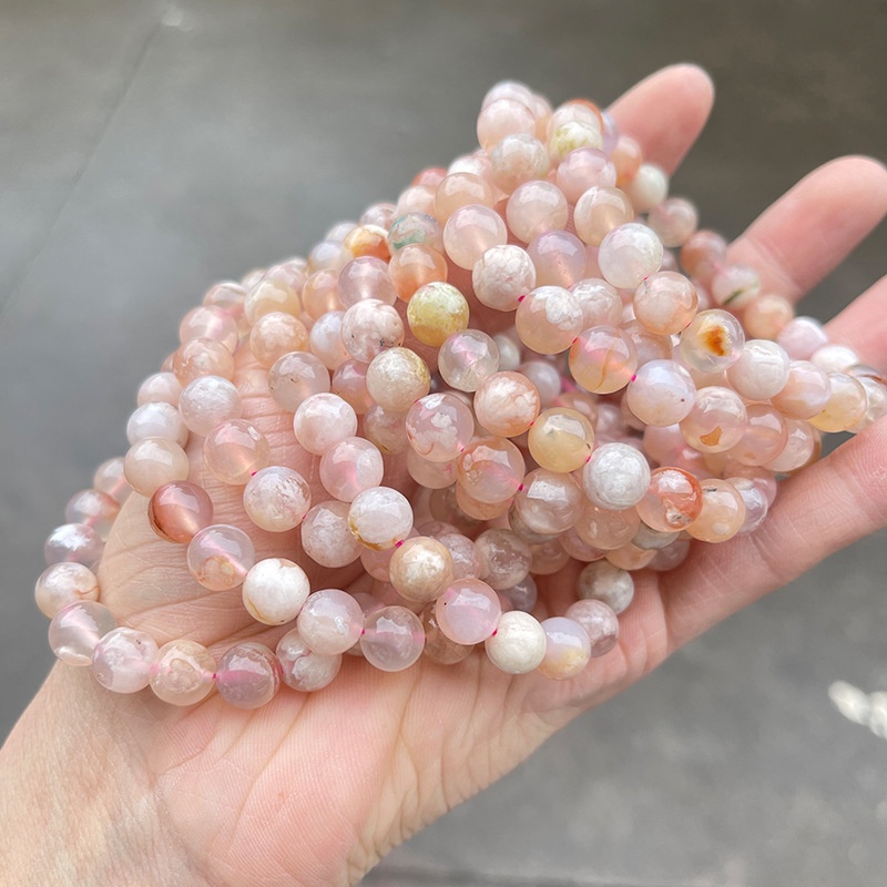 Vòng Tay Đính Đá zircon Màu Hồng Đơn Giản Thời Trang Thanh Lịch Dành Cho Nữ