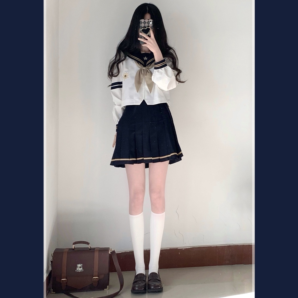 Set váy  jk chính hãng phong cách học sinh