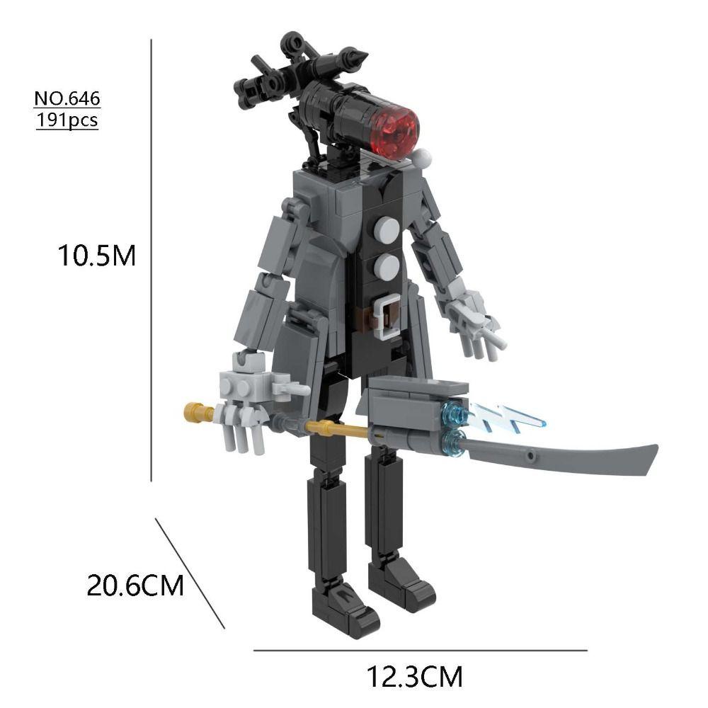 Ivanes Bộ Mô Hình Đồ Chơi toilet man skibidi man skibidi man Loa titan diy Để Bàn Trang Trí Có Thể Tháo Rời