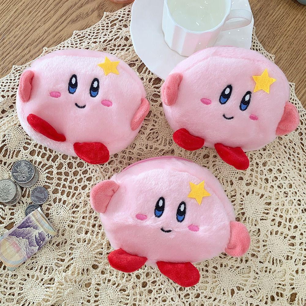 Shanhai kirby Túi Đựng Tiền Xu kirby Hoạt Hình kirby Nhồi Bông Kèm Móc Khóa Xinh Xắn