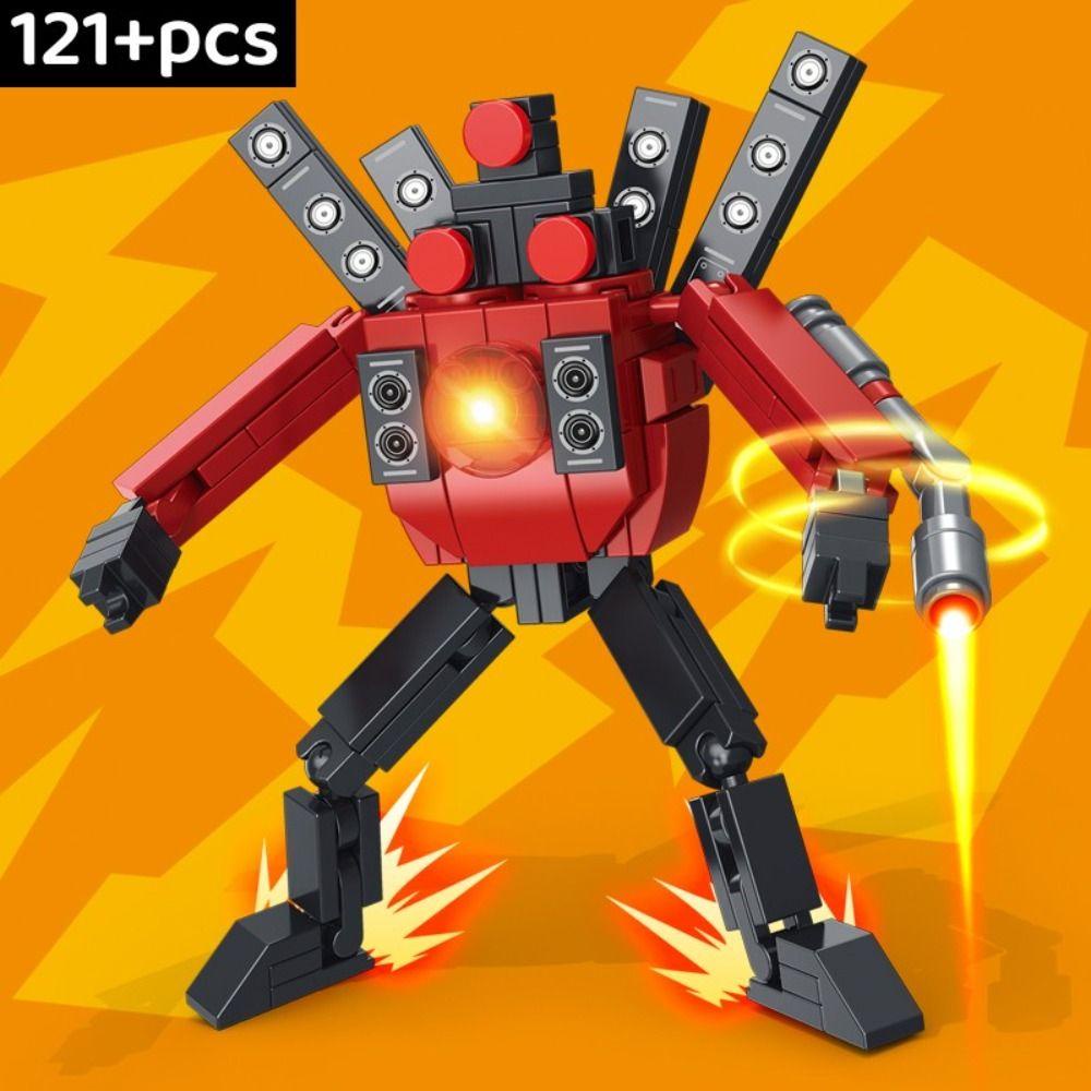 Koryes Mô Hình Đồ Chơi toilet man skibidi man skibidi diy Có Thể Tháo Rời Trang Trí Bàn Làm Việc