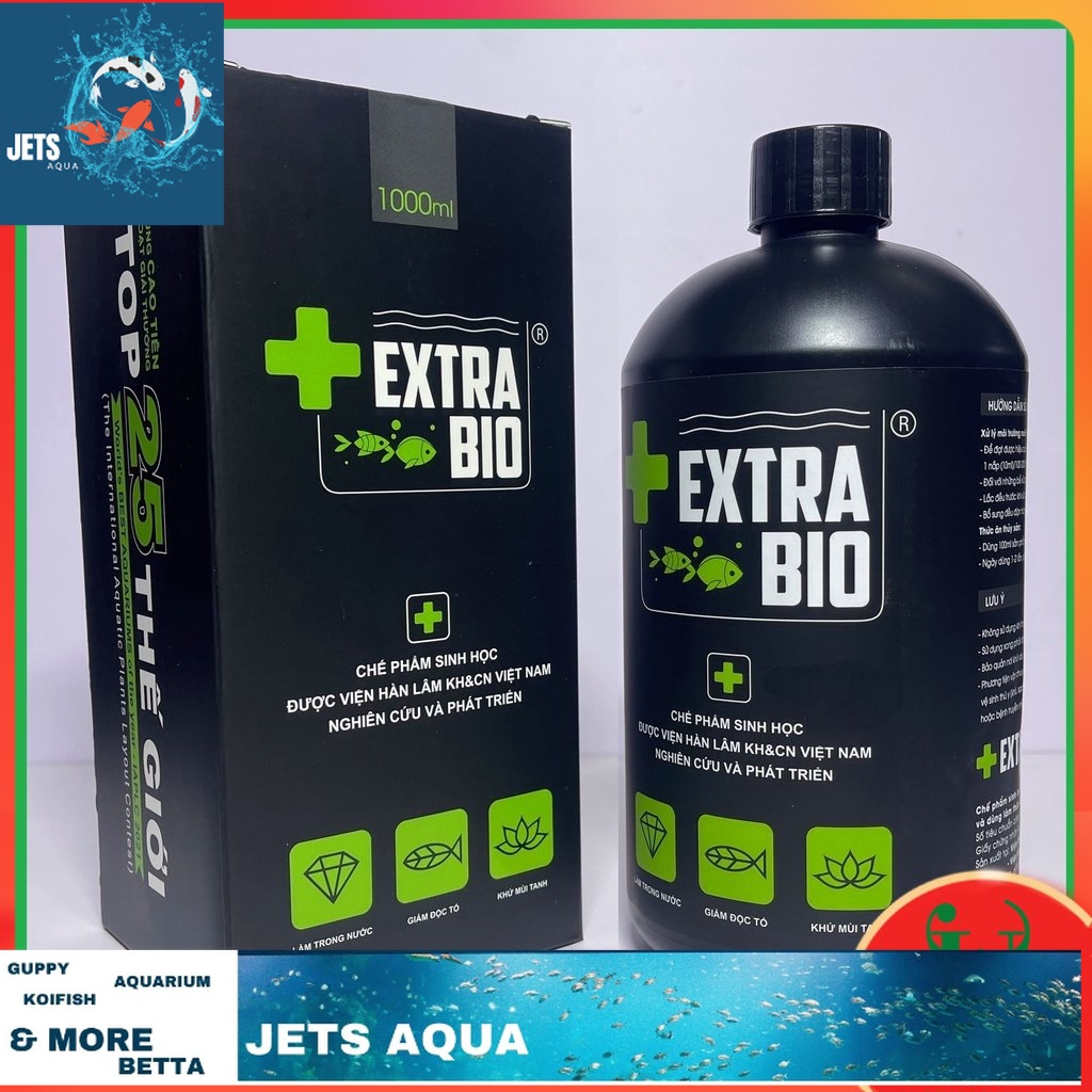 VI SINH TRONG NƯỚC HỒ CÁ EXTRA BIO 1000ml