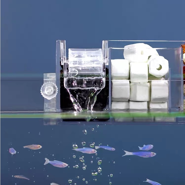 Lọc Tràn Jeneca Kèm Máy Bơm Có Móc Treo Tiện Lợi, Gác hoặc Treo Thành Hồ Cá, Hồ Mini