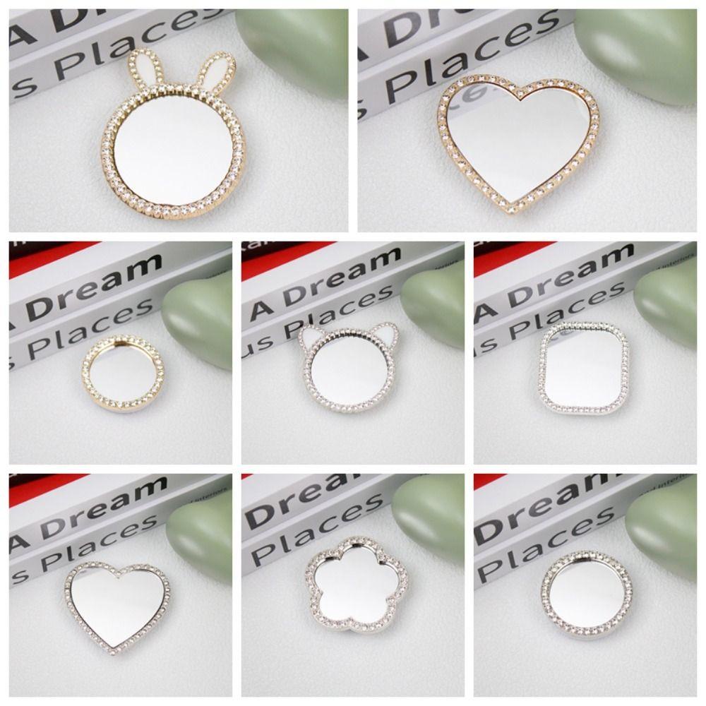 Giá Đỡ Điện Thoại Di Động ins Gương Túi Khí Hình Thỏ Hoa Đa Năng Dễ Thương