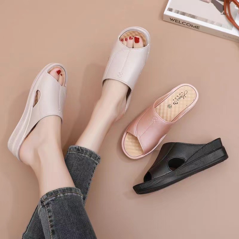 Mới Dép Cao Gót Chống Trượt Thoải Mái Thời Trang Cho Nữ