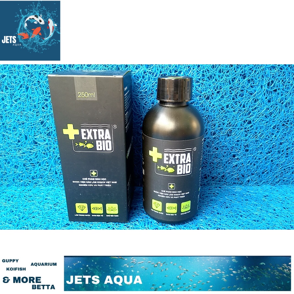 Men vi sinh Extra bio chai 250ml dùng cho hồ cá.